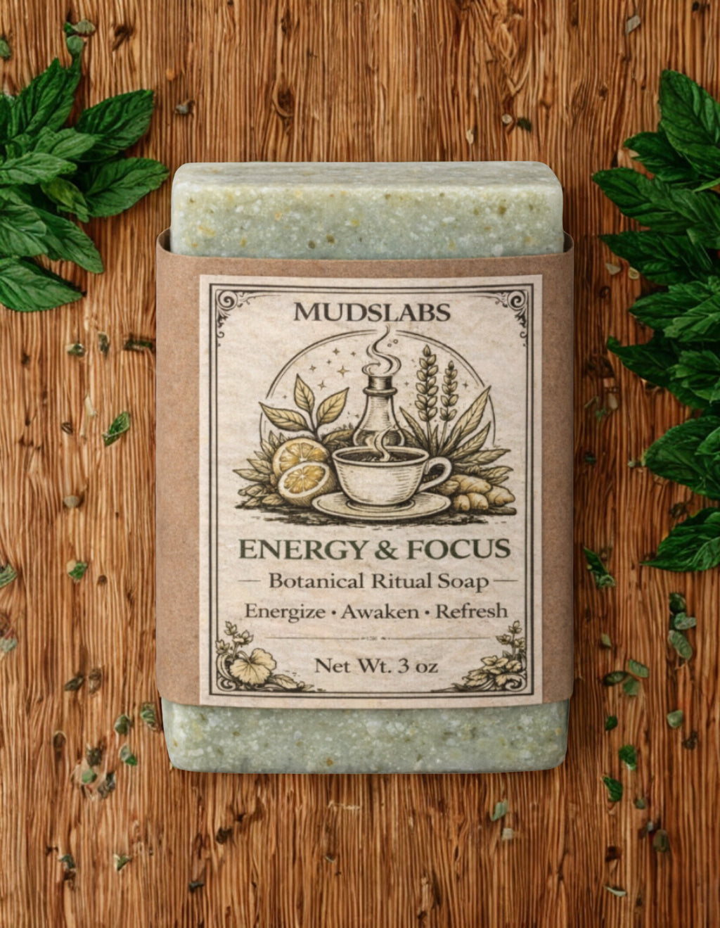 MUDSlabs Energy & Focus Ritual Soap