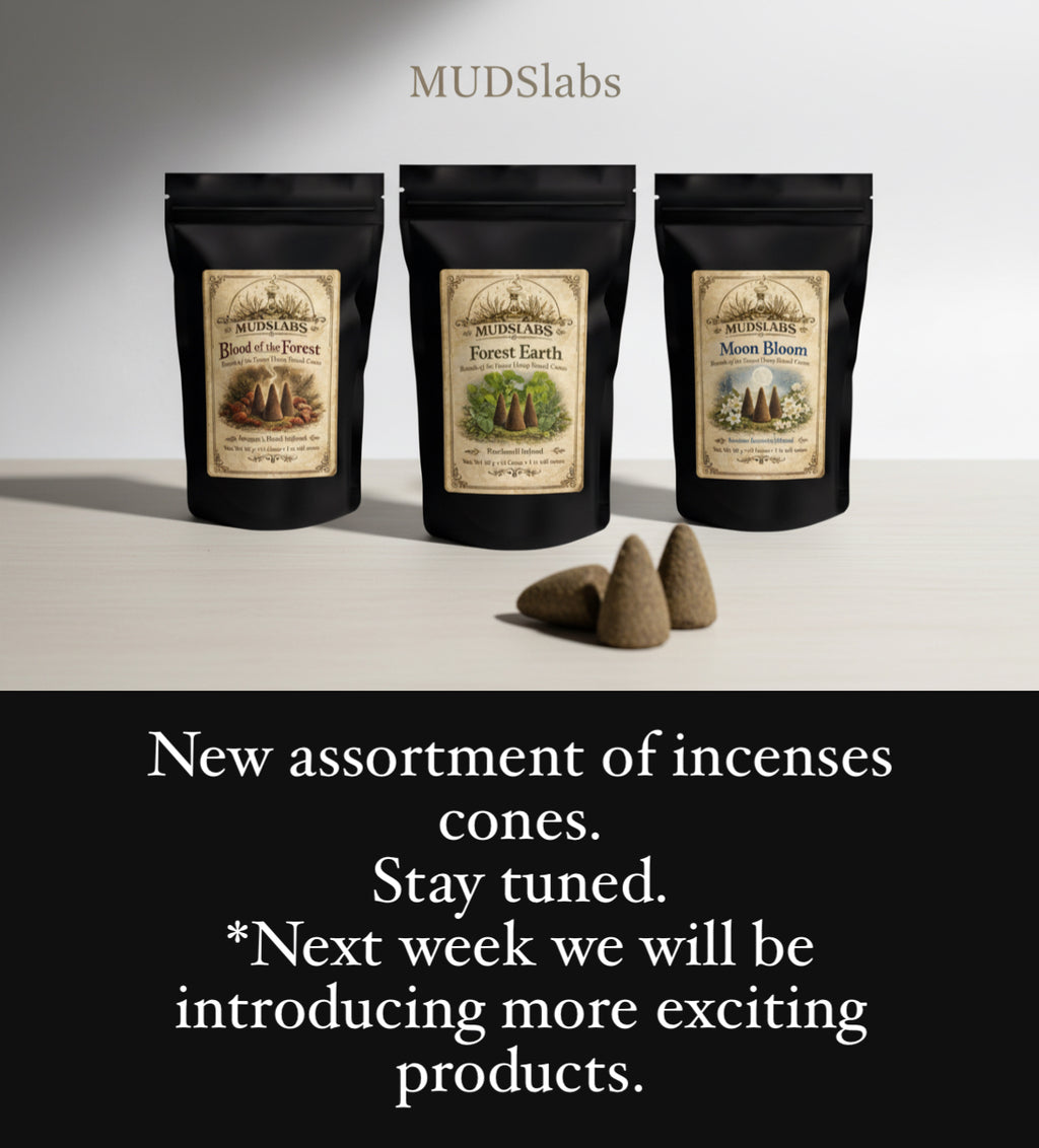 MUDSlabs Breath Of The Forest Hemp Ritual Cones. Blood of the Forest - Dragon's Blood