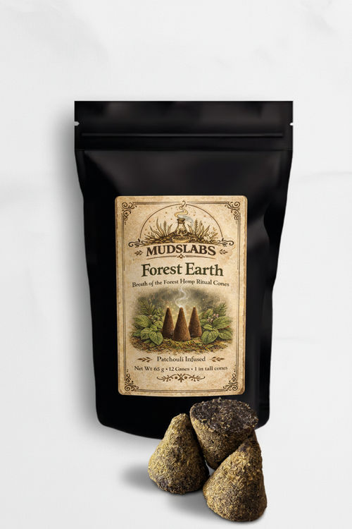 Forest Earth Advertisement with Two Cones