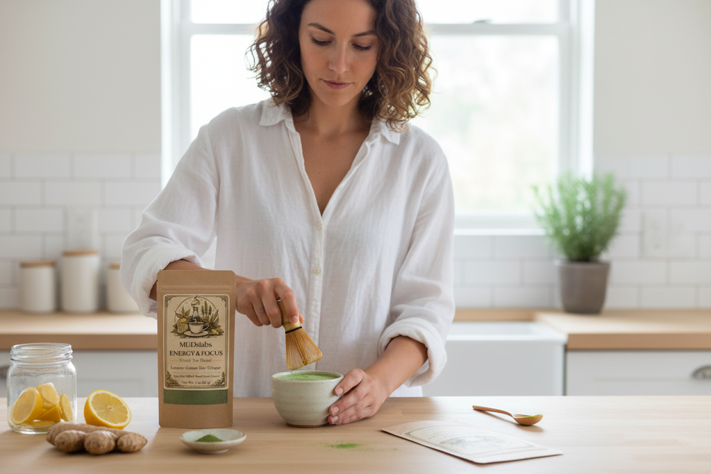 Person preparing tea